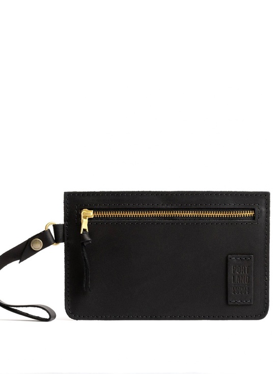 portland leather goods Handbags - Portland Leather Goods Adriana Pouch Wristlet in Black